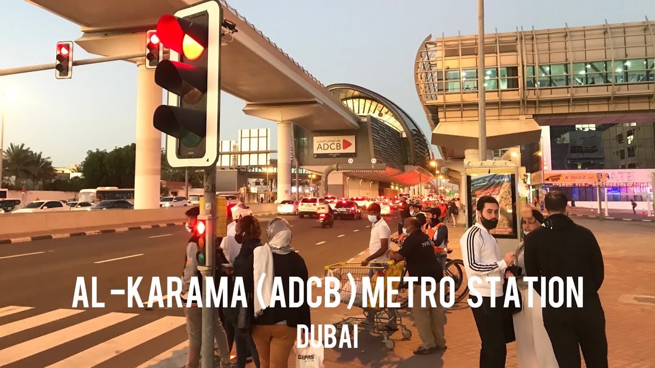 Al-Karama (ADCB) Metro Station Complete Walk | Dubai Tourist Attraction