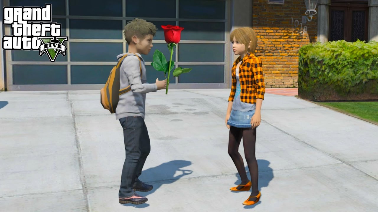 GTA 5 REAL LIFE TEEN MOD #8 FIRST DATE!