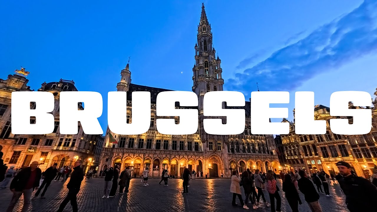 BRUSSELS, BELGIUM WALKING TOUR 4K HDR