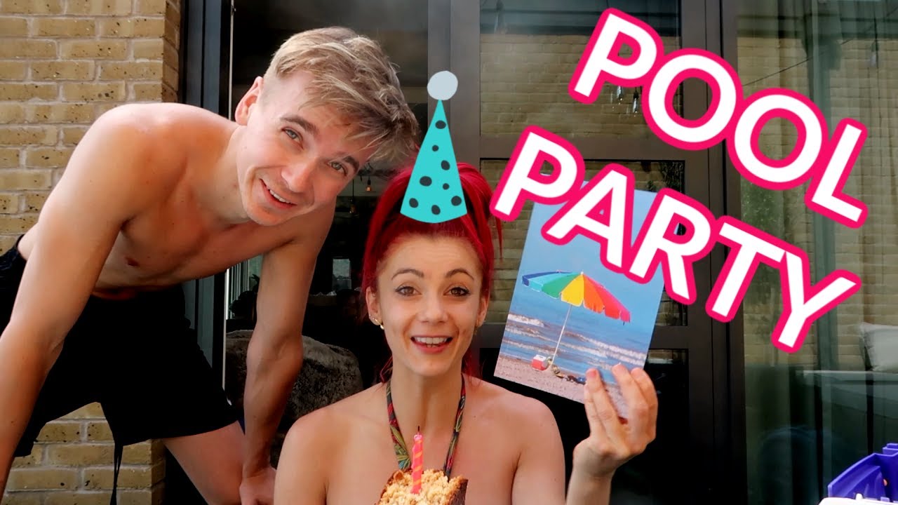 I threw myself a surprise birthday pool party !