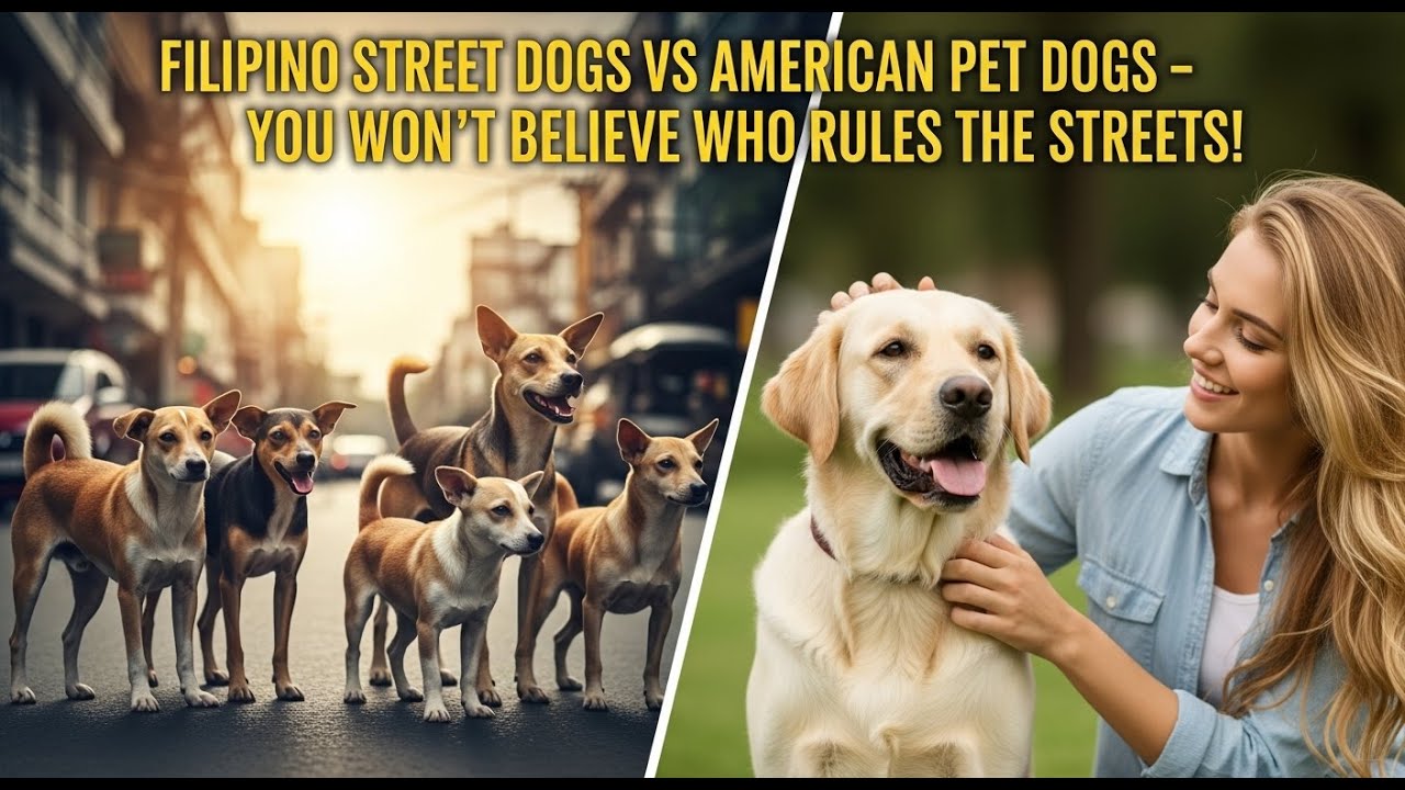 Filipino Street Dogs vs American Pet Dogs – You Won’t Believe Who Rules the Streets!