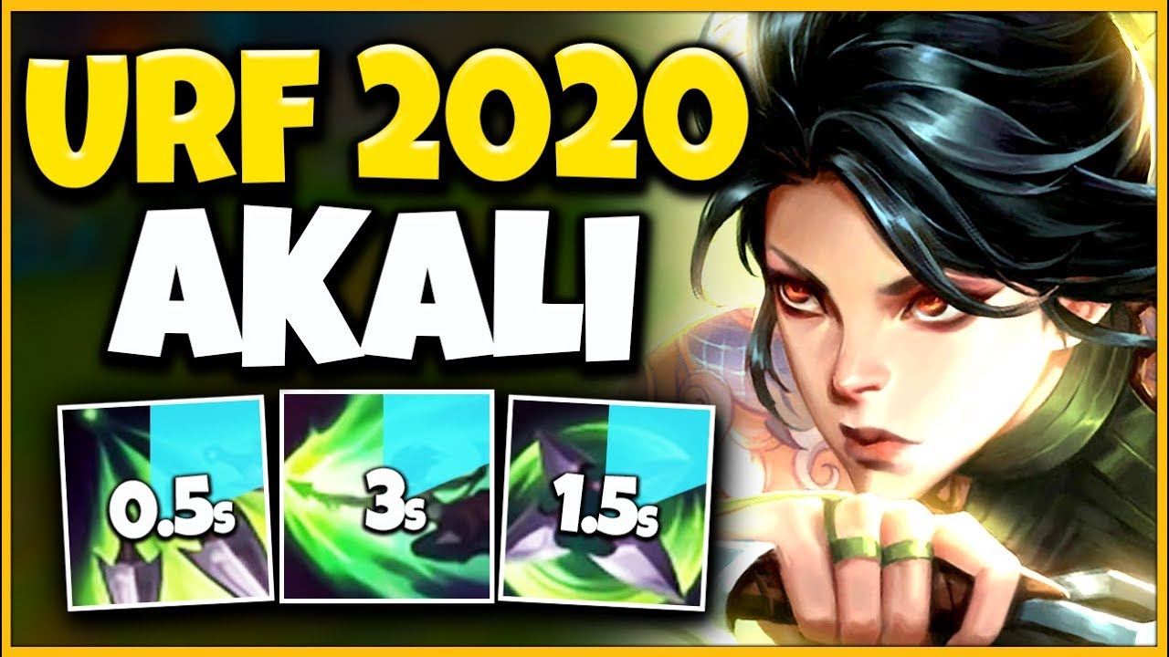 *NEW COMBO* I FINALLY GOT AKALI IN URF 2020 (NEW URF MODE) - League of Legends