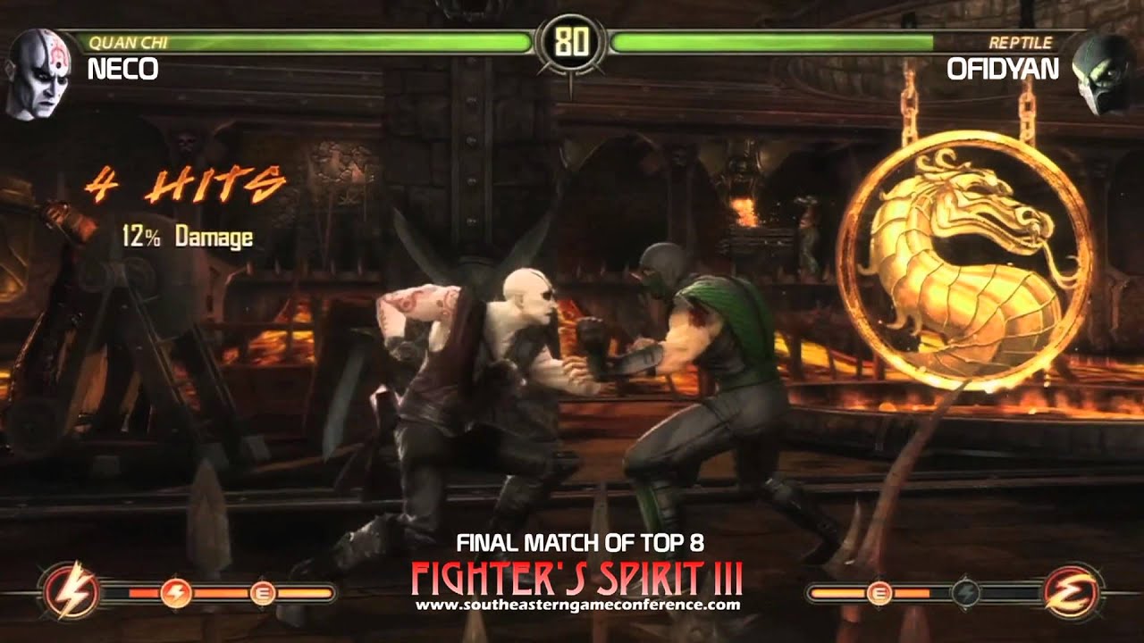 01. MK9- NECO (Quan Chi) vs OFIDYAN (Reptile) (Fighter's Spirit 3 (22.Sep.2012)