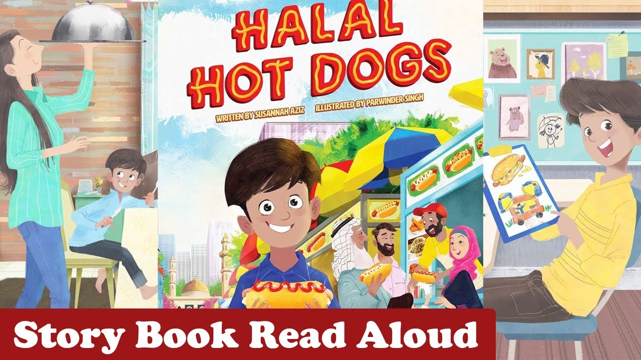 Halal Hot Dogs | Friday treats! | Story Book Read aloud