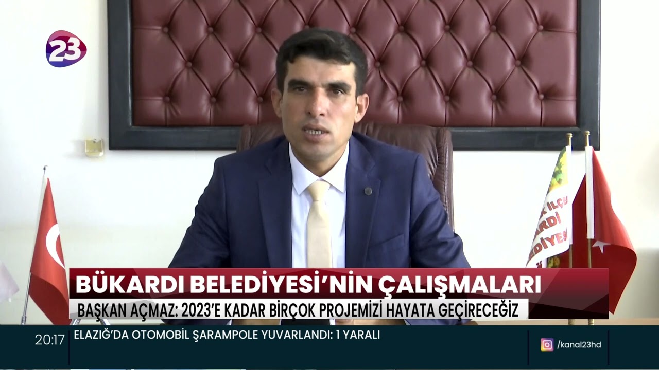 BÜKARDI BELEDİYESİ’NİN ÇALIŞMALARI BAŞKAN AÇMAZ: 2023’E KADAR BİRÇOK PROJEMİZİ HAYATA GEÇİRECEĞİZ