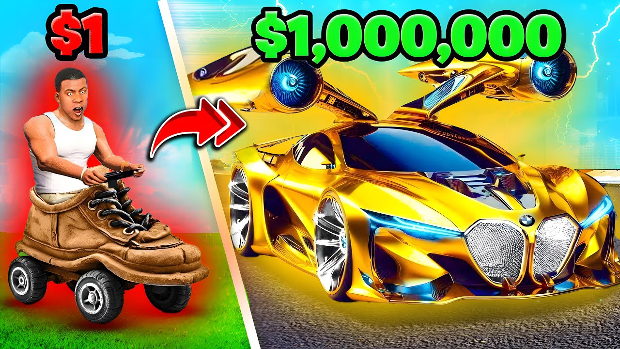$1 to $1.000.000 Buried Cars in GTA 5