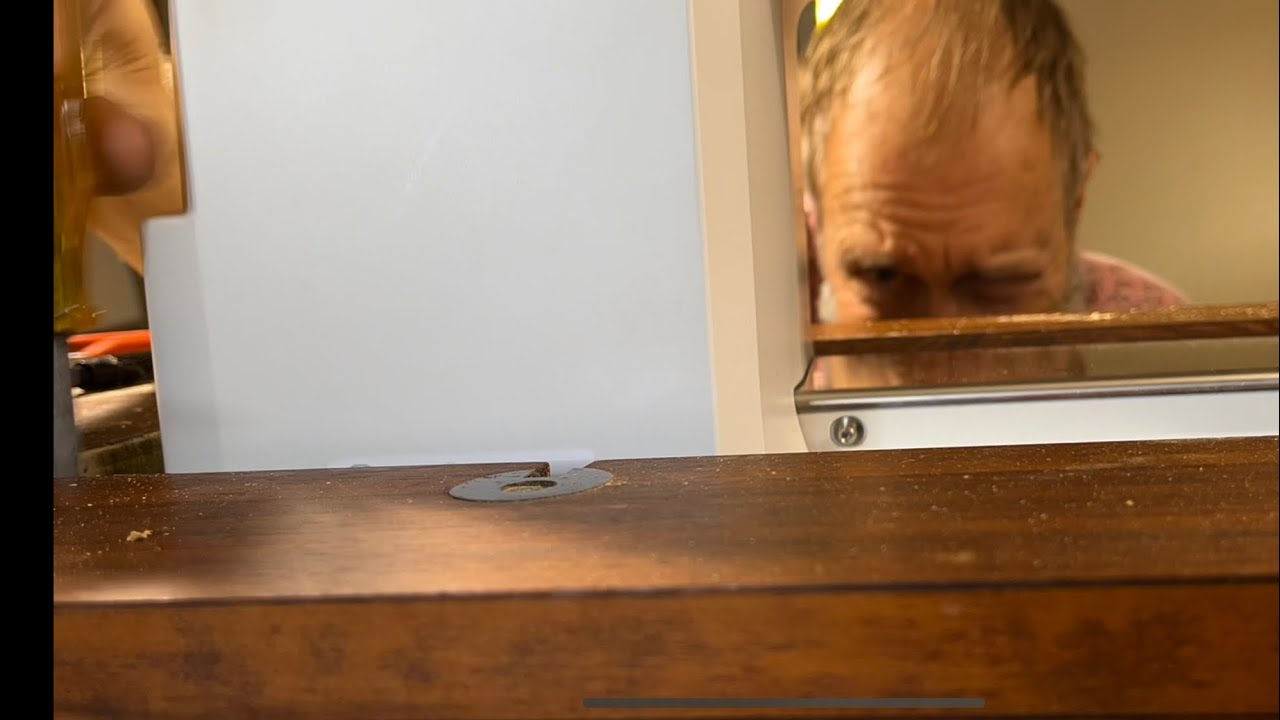 Modifying a vintage sewing cabinet for a modern machine, Part 2