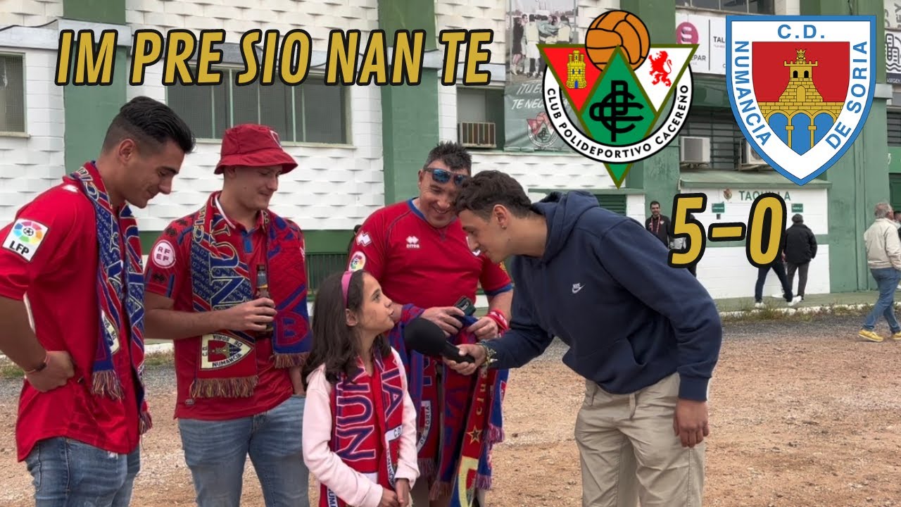 BATACAZO DEL NUMANCIA Y EL CACEREÑO A LA COPA 😳