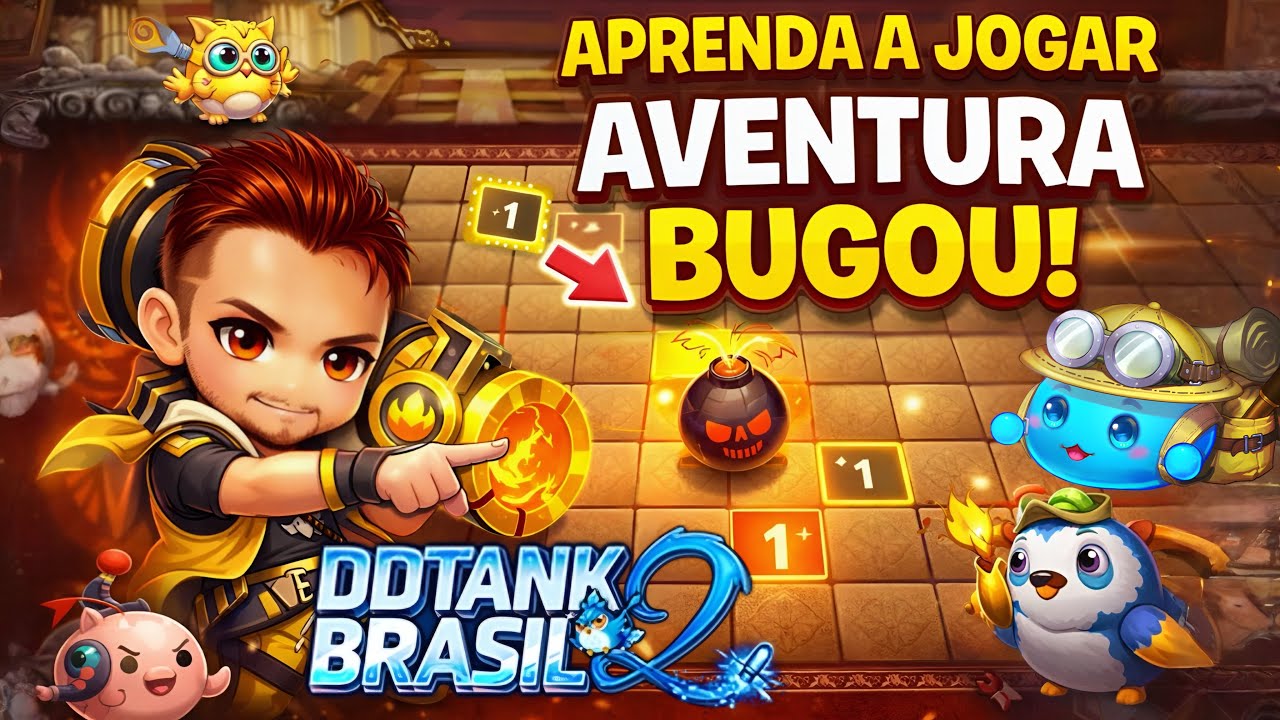 🔥 APRENDA A JOGAR AVENTURA BUGOU no DDTank Brasil 2 | Tutorial Completo + Dicas para NÃO EXPLODIR 💣