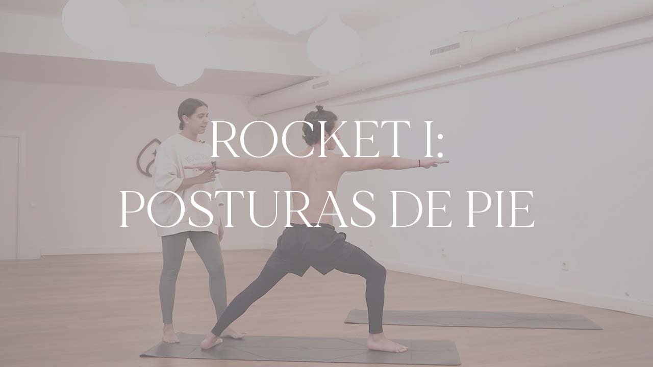 Clase corta de rocket yoga parte 1: posturas de pie - 20 min