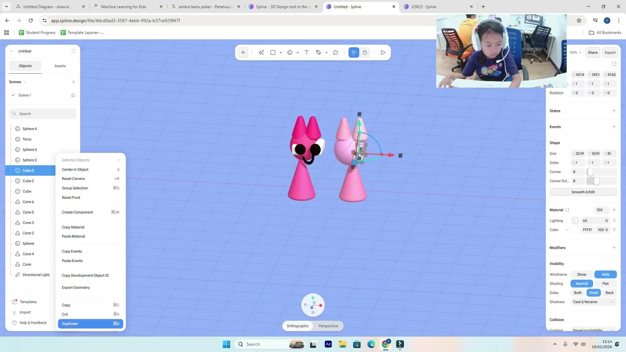 🚀 Awesome! Chaira Creates a 3D Model Using Her Own Creativity