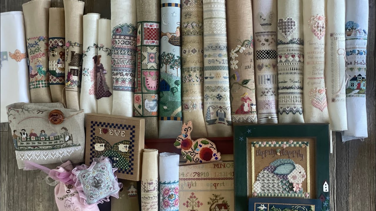 Все мои вышитые работы за полгода! Victoria Sampler, Mill Hill, shepherds bush, just nan, dimensions