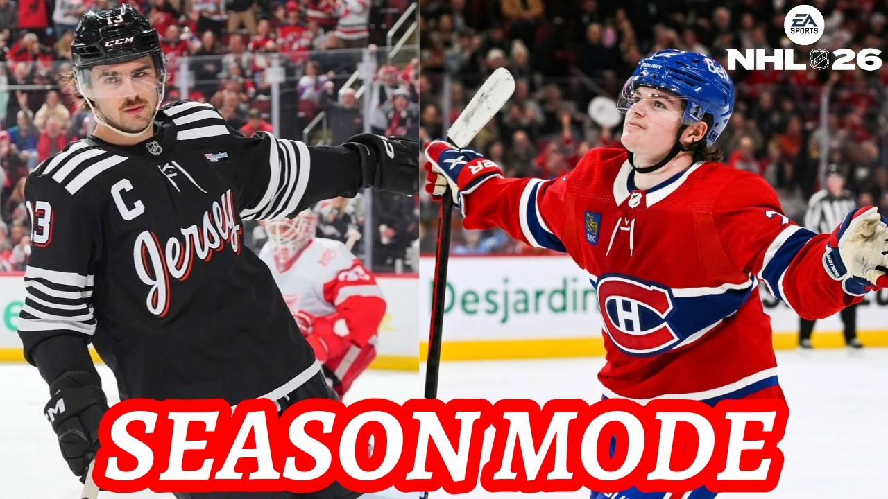 NHL 26 - SEASON MODE MONTREAL CANADIENS GAME 14 VS NEW JERSEY DEVILS