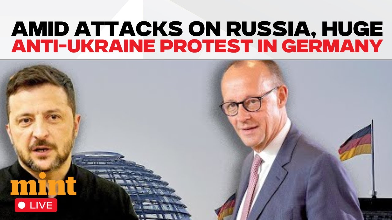 LIVE: Amid Unprecedented Attack On Russia, Huge Anti-Ukraine Protest In Germany| Merz| NATO| Trump