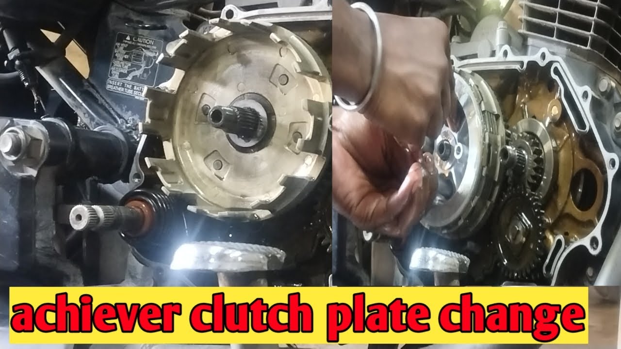 achiever clutch plate change