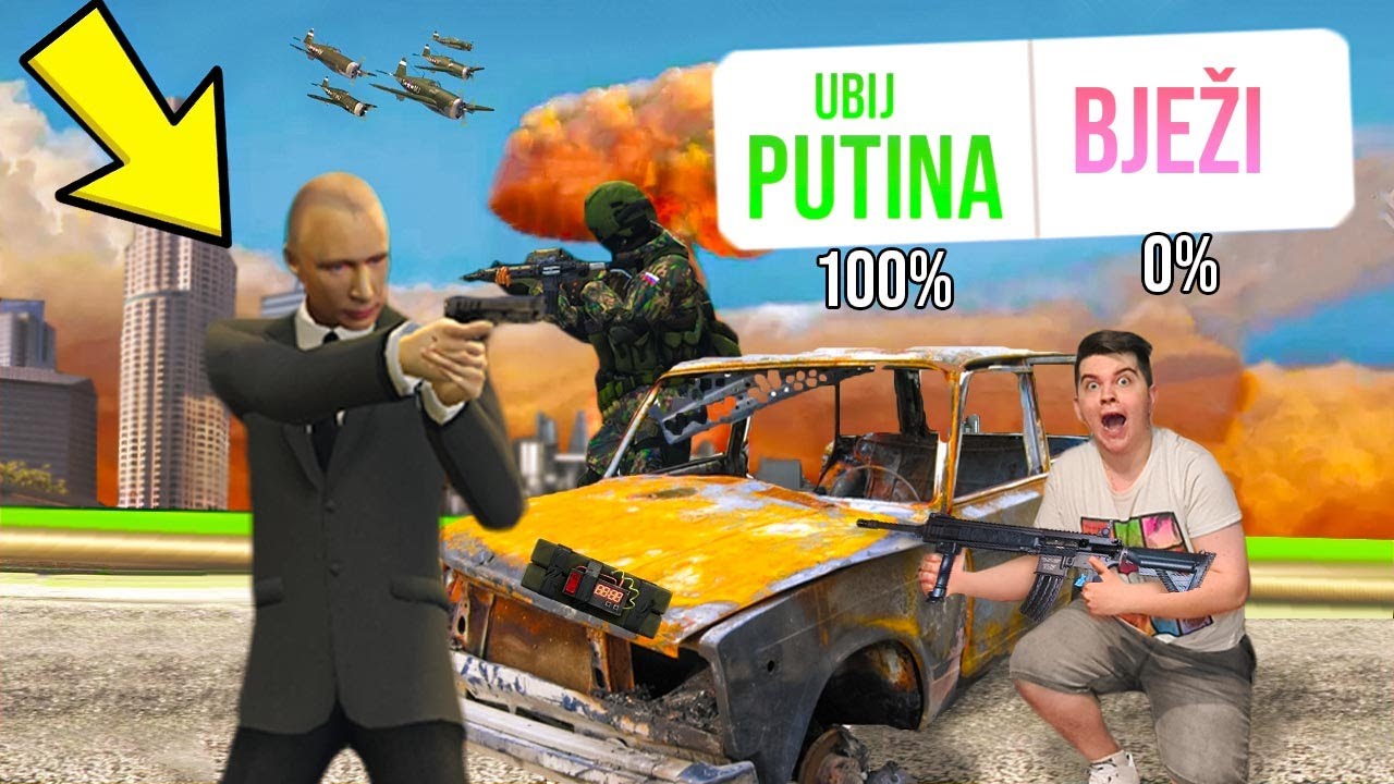 VI KONTROLIŠETE MOJ DAN U GTA 5😱 *ubio sam putina*
