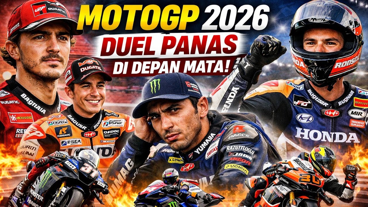 🔥 Peta Kekuatan MotoGP 2026 Mulai Terbaca: Nasib Bagnaia, Tantangan Toprak, dan Kebangkitan Honda