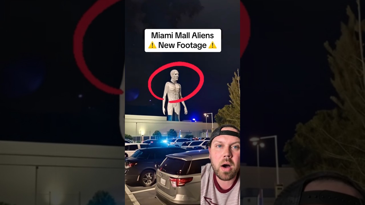 Miami Mall Aliens 👾 #reels #shorts #miami #mall #ufo #aliens #metacowboy