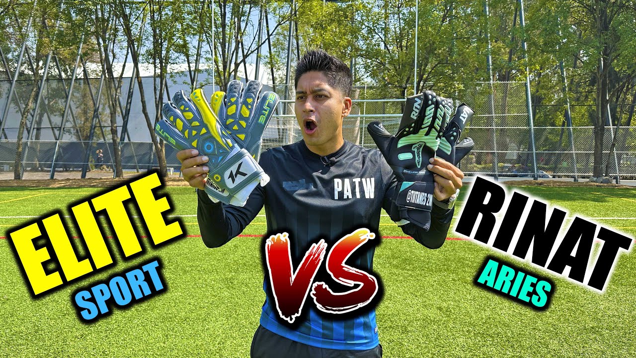 GUANTES ELITE SPORT VS RINAT ARIES 🧤 Comparando guantes gama alta de portero ⚽️🔝