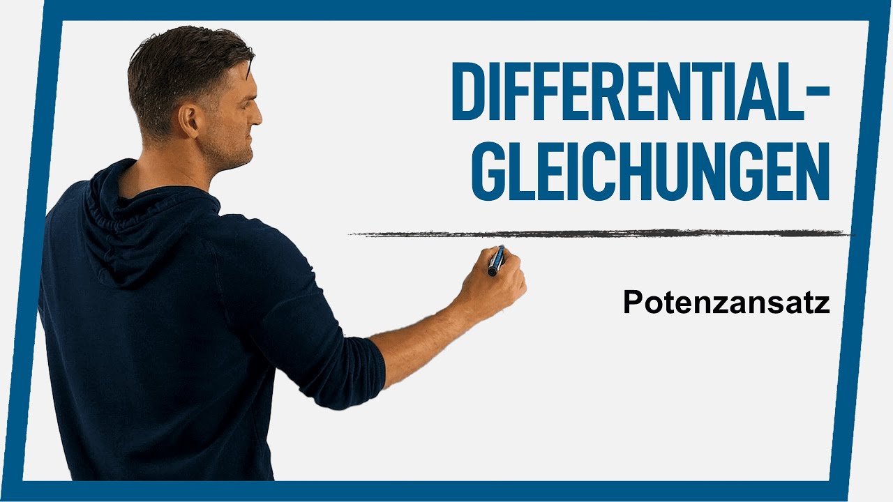 Differentialgleichung lösen mit Potenzansatz | Mathe by Daniel Jung