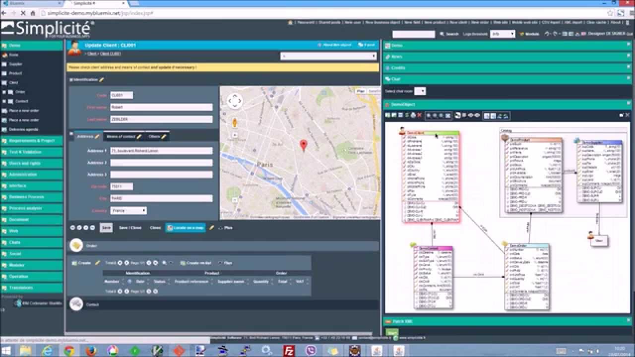 Simplicit&eacute;(R) on IBM Bluemix(R) demo