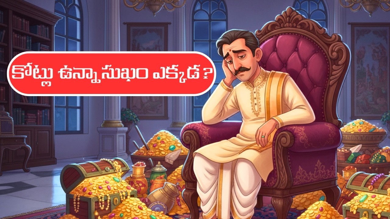 Why Money Can’t Buy Happiness | Neethi Kathalu | Telugu Moral Story | Inspirational Story