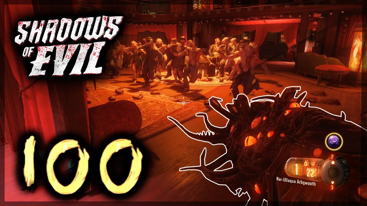 بلاك اوبس 3 - أول عربي يوصل راوند 100 | Shadows of Evil Round 100