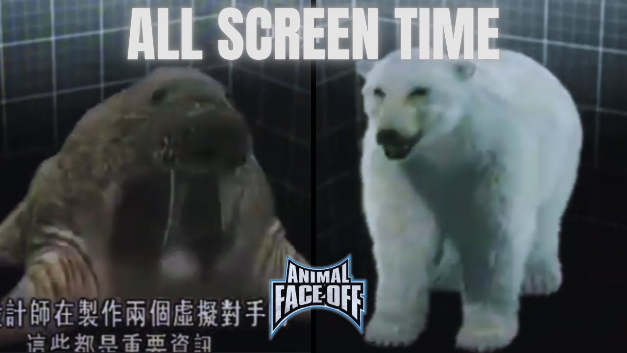 Animal Face-Off [2004] | All Virtual Walrus and Polar Bear Screen Time
