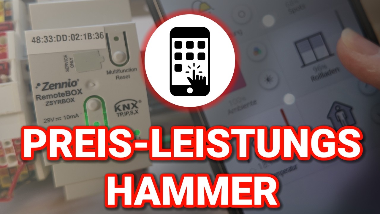 Umfangreiche KNX-Visu für Einsteiger - Zennio RemoteBOX