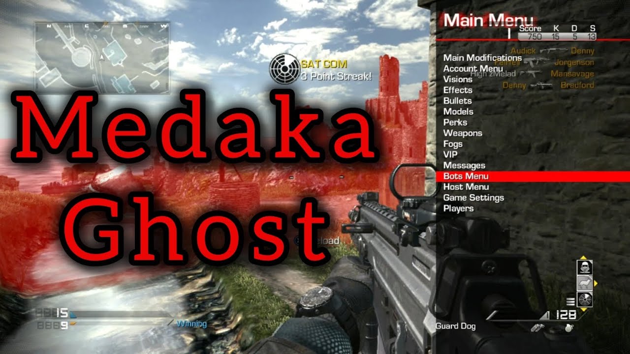Ghost | TU17 | Medaka | Multiplayer | XEX Mod Menu | (RGH/JTAG) [+Download]
