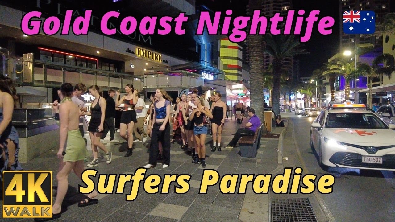 Surfers Paradise Gold Coast Nightlife 🇦🇺 Australia 2024