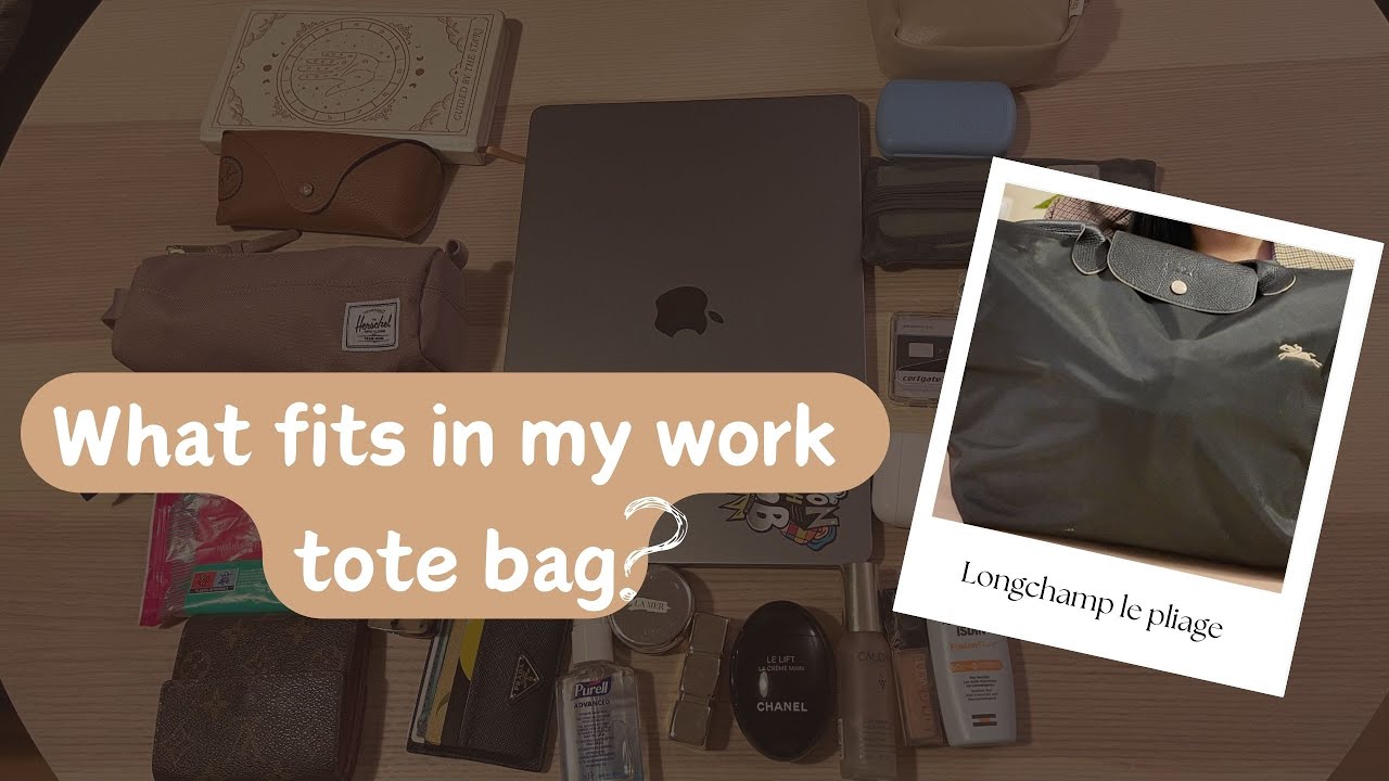 Work Things: What Fits in My Longchamp Work Tote Bag| pinay in portugal