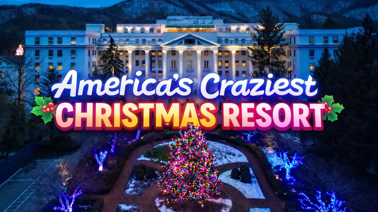 Внутри самого безумного рождественского курорта Америки | The Greenbrier