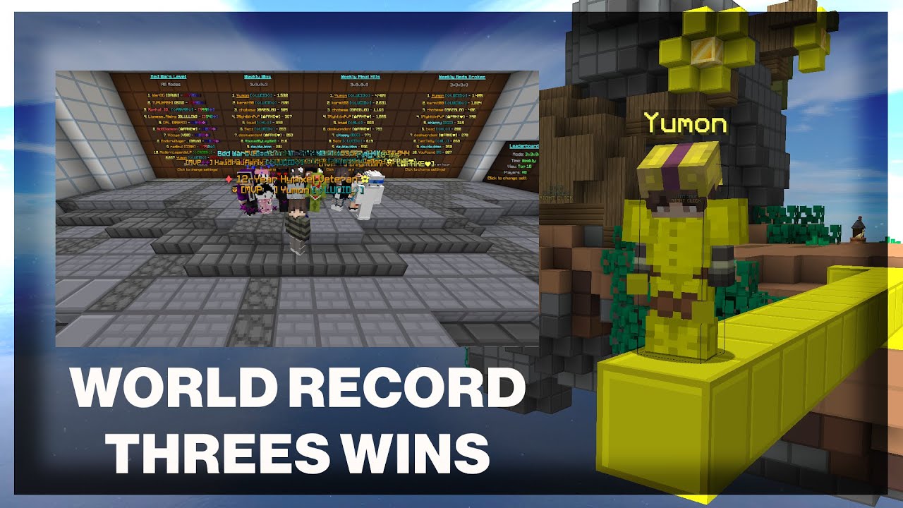 world record 3s weekly wins