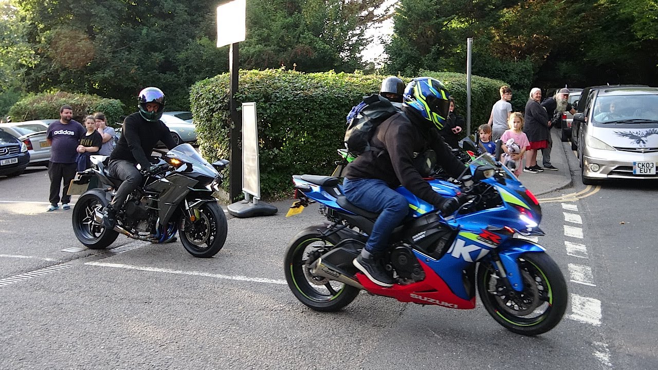 SUPERBIKES ACCELERATING SOUNDS 2025.Kawasaki H2,BMW S1000RR,Suzuki,Yamaha 