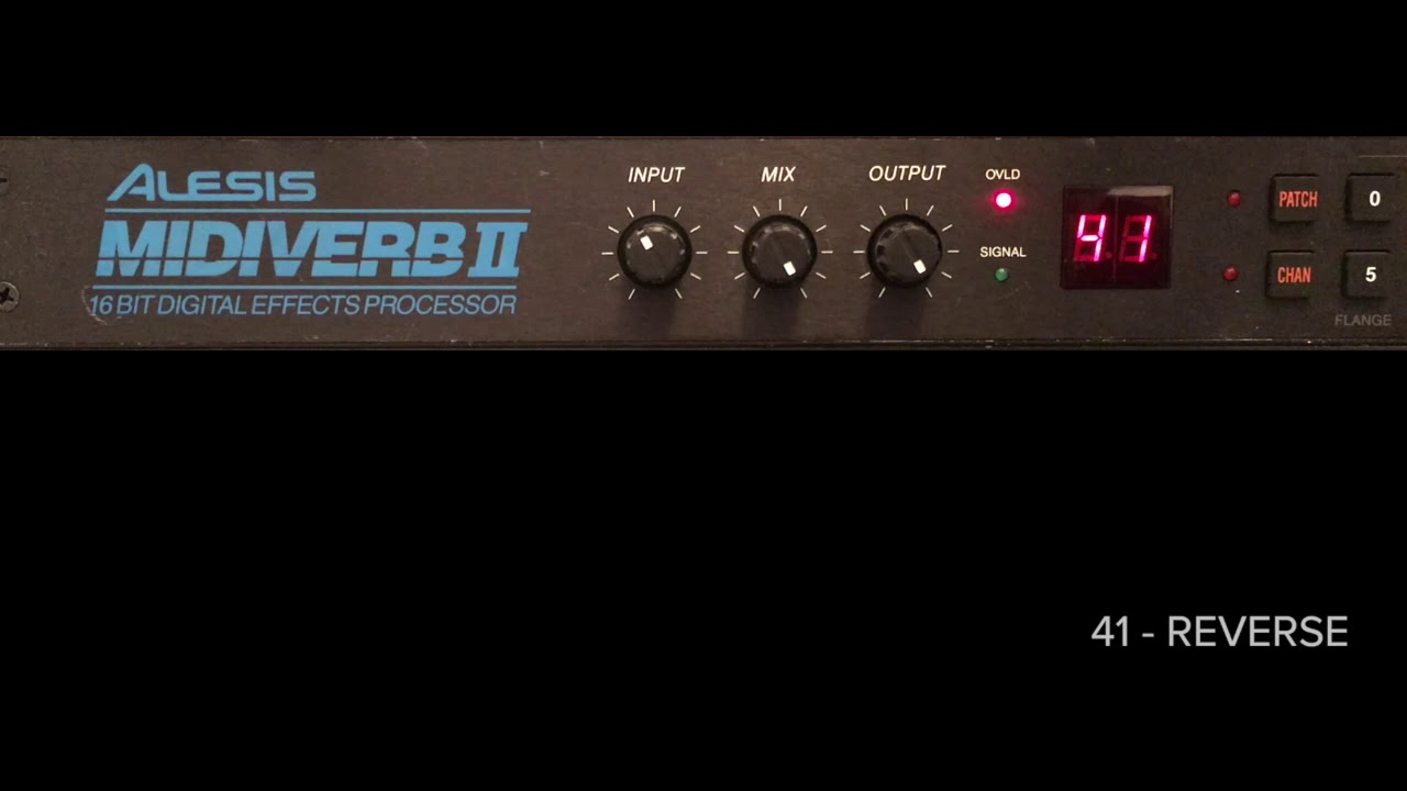 Midiverb II on SH101 :: Aphex Riff