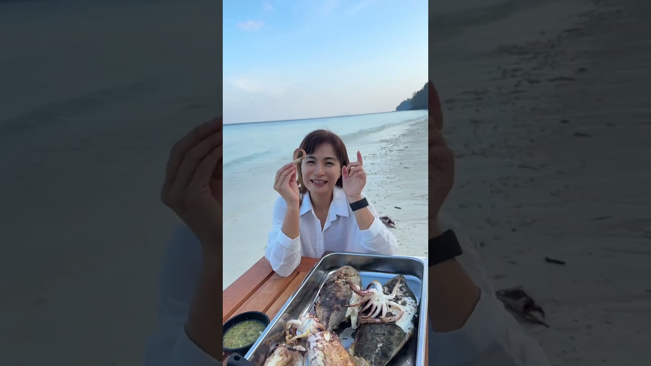 ငါးဖမ်းလှေက အကိုကြီးတွေပေးတဲ့ ငါးတွေကင်းမွန်တွေ ကင်စားမယ် - ခင်လေးနွယ်