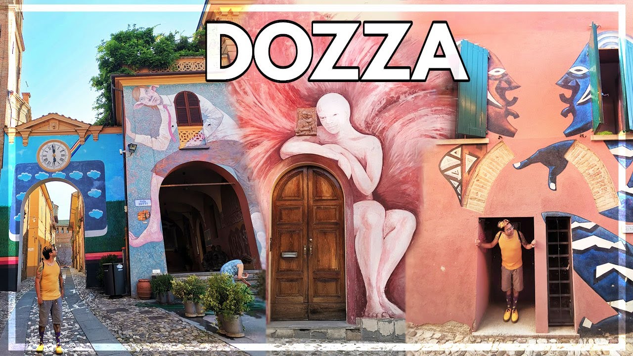DOZZA | Art Tour in ITALY | The Most BEAUTIFUL village in Italy | I Borghi Pi&ugrave; Belli D'Italia