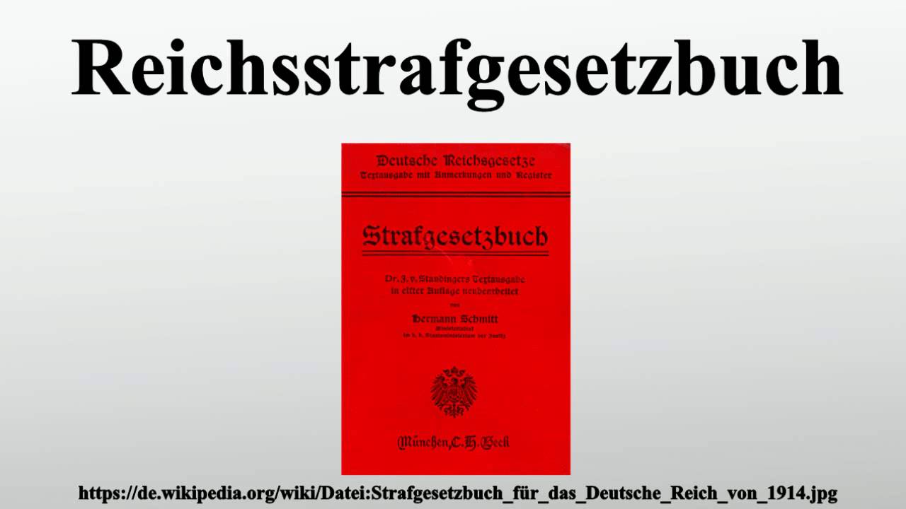 Reichsstrafgesetzbuch