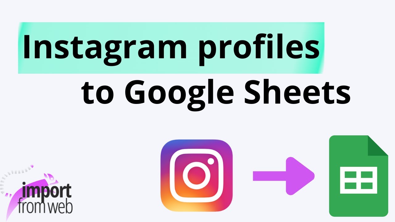 Extract hundreds of Instagram profiles to Google Sheets