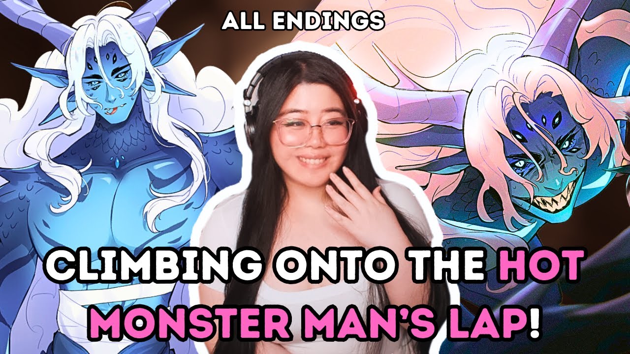 The HUGE HOT Monster Man Is Your New Roommate! | My New Tenant - ALL ENDINGS | Dating sim game