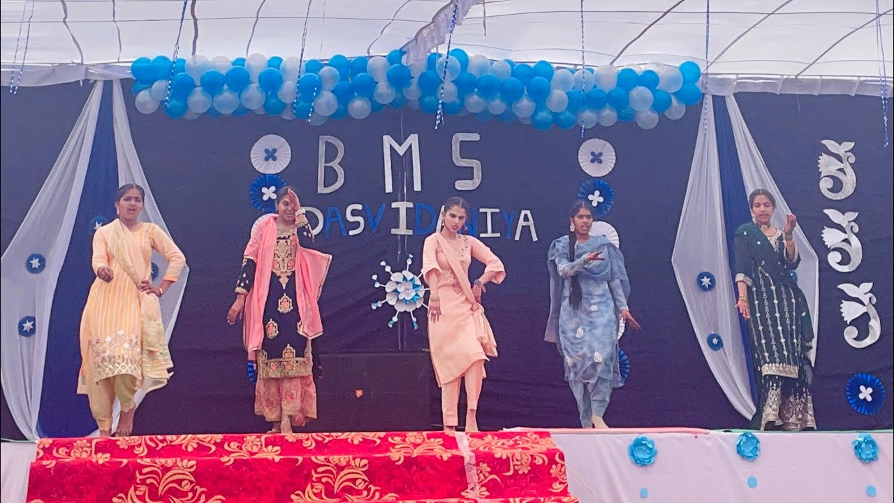 Girls Bhangra||BMS Public School || 2023 #bhangra #farewell #punjab #bms