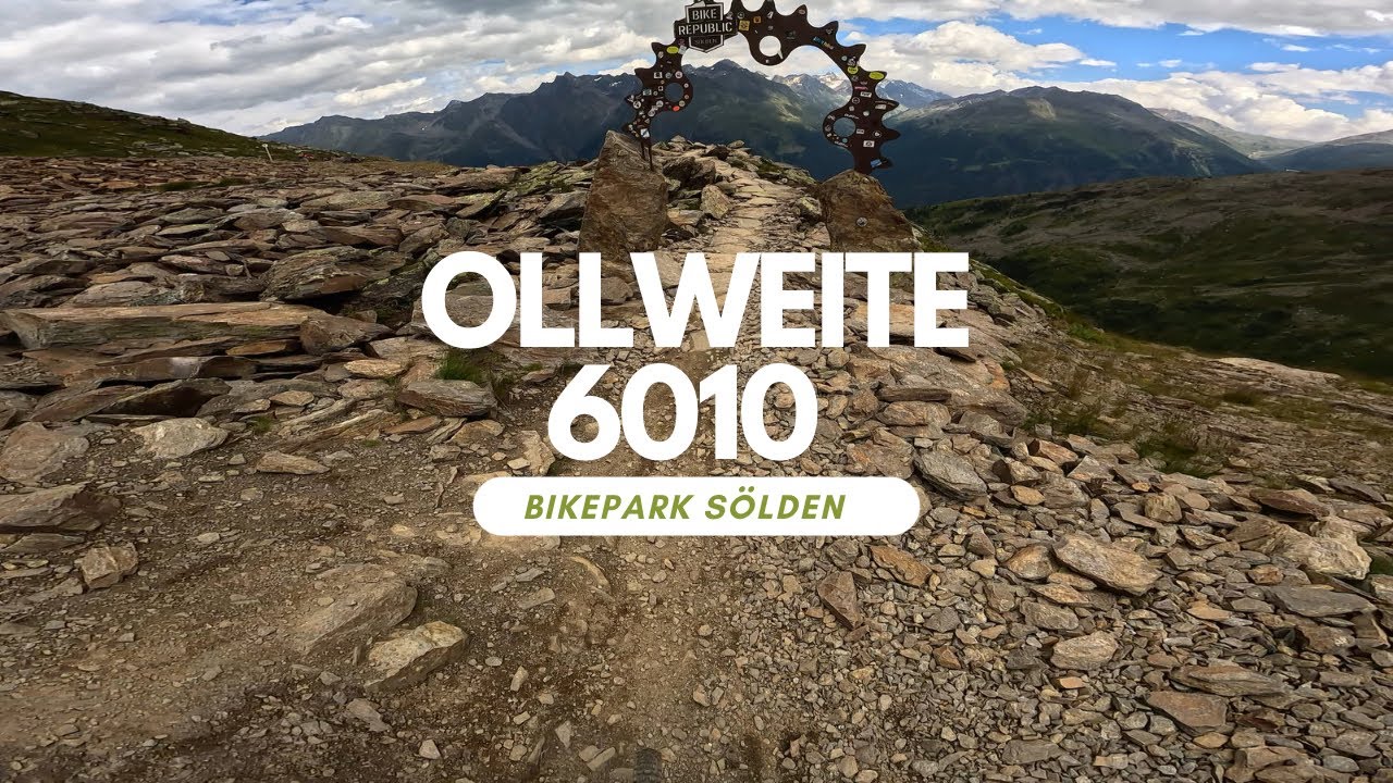 Ollweite 6010 | riesiges Steinfeld 🪨| Bikepark Sölden 🇦🇹 Bikerepublik Full run RAW POV