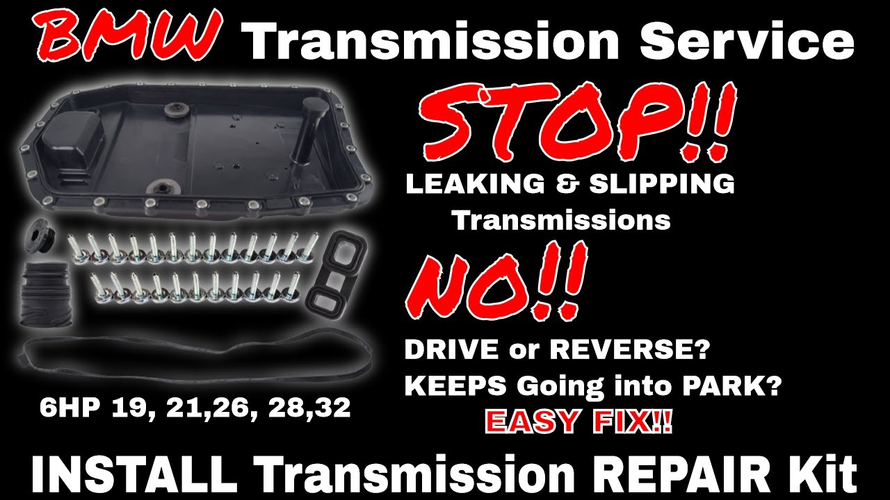 BMW Transmission LEAKING? SLIPPING? No Drive or Reverse? Keeps Going into Park? (EASY FIX!!)
