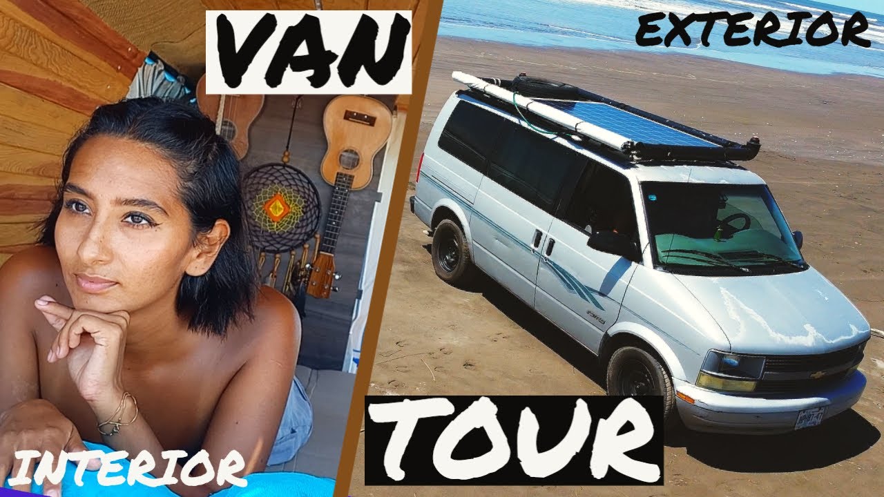 VAN TOUR 🚐 Conoce nuestra mini CASA RODANTE! 😍 La CAMPER MAS BARATA del MUNDO / Chevrolet Astro