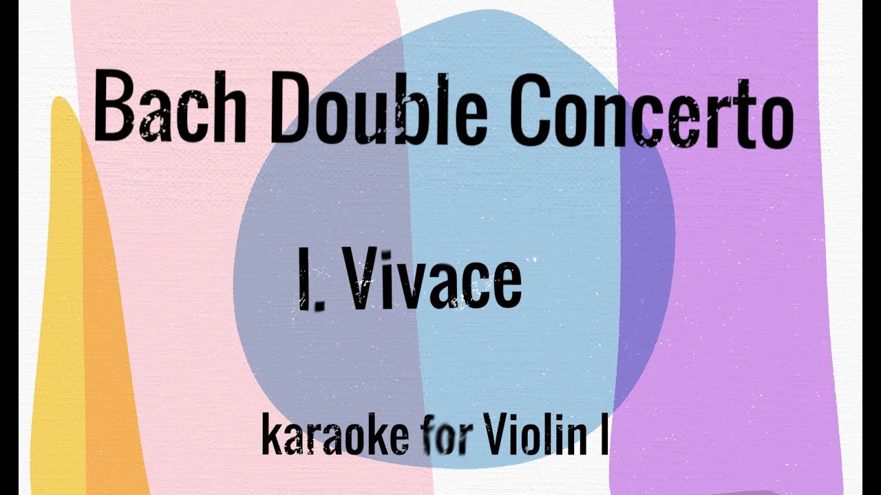 Bach Double Concerto | Orchestral Accompaniment Track