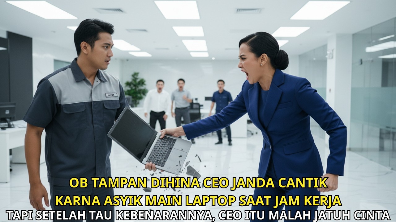 OB MISKIN DIHINA SAAT MAIN LAPTOP SAAT JAM KERJA,CEO CANTIK MENYESAL SETELAH TAU KEBENARANNYA 🥺