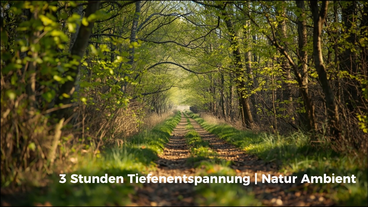 3 Stunden Tiefenentspannung | Natur Ambient für Schlaf & Meditation | Wald, Wasserfall & Strand