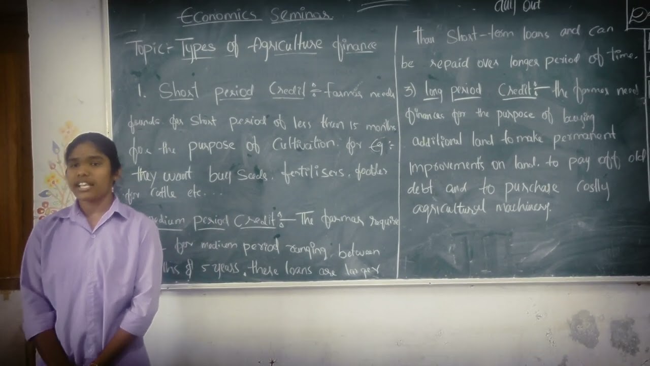 G . Gayatri Topic: Types of agricultural Finance