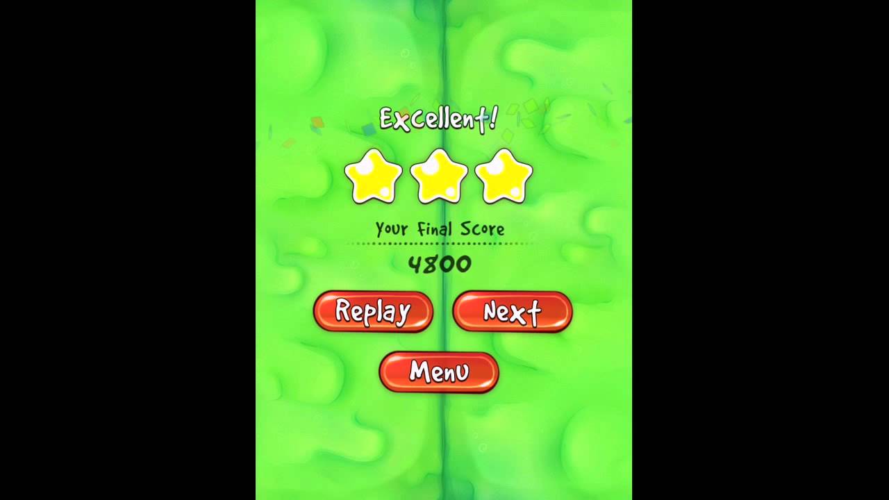 Cut The Rope Level 12: Spooky Box 3 Stars Full Walkthrough